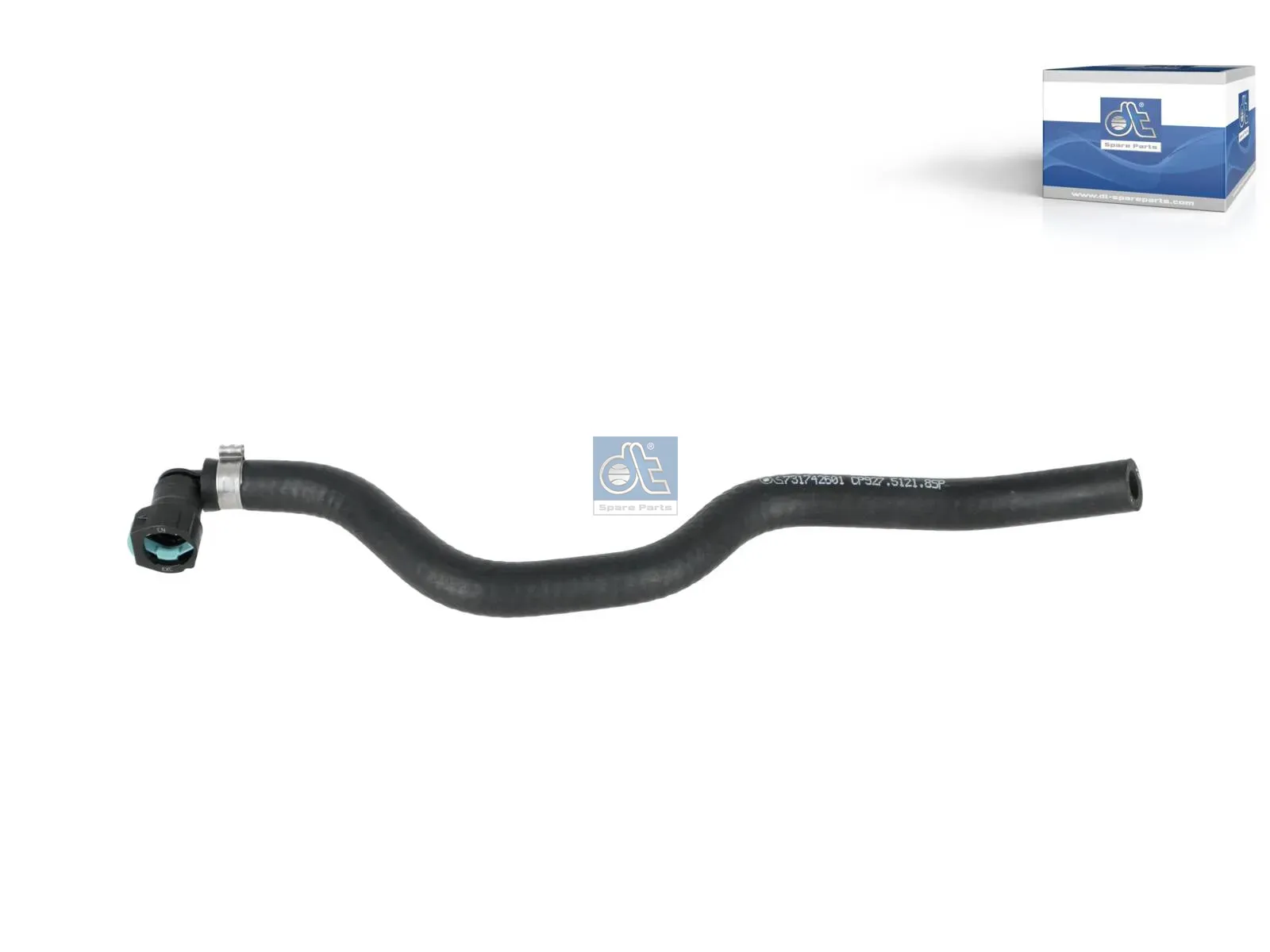 Radiator hose, without spring band clamp
