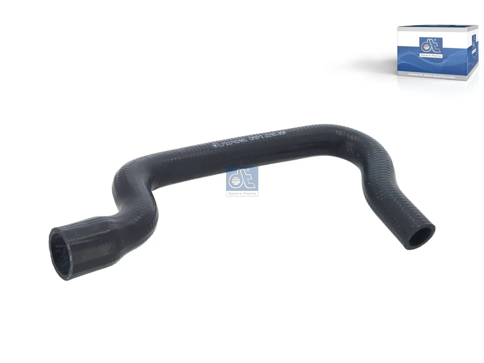 Hose, without spring band clamp