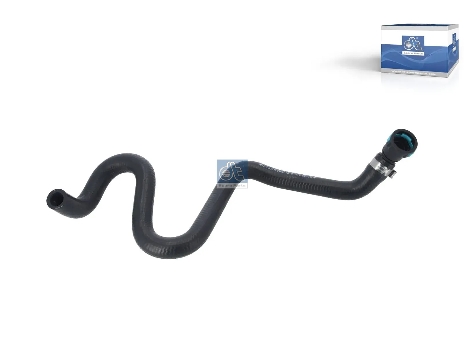 Hose, without spring band clamp
