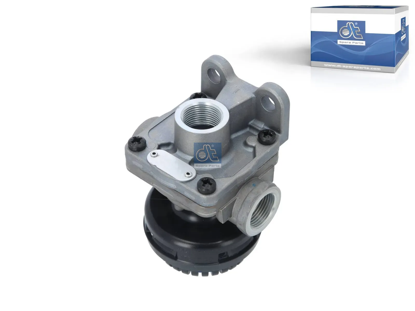 Quick release valve, with silencer