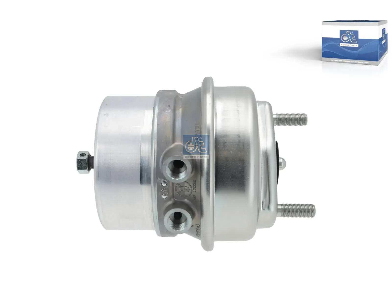 Spring brake cylinder, left