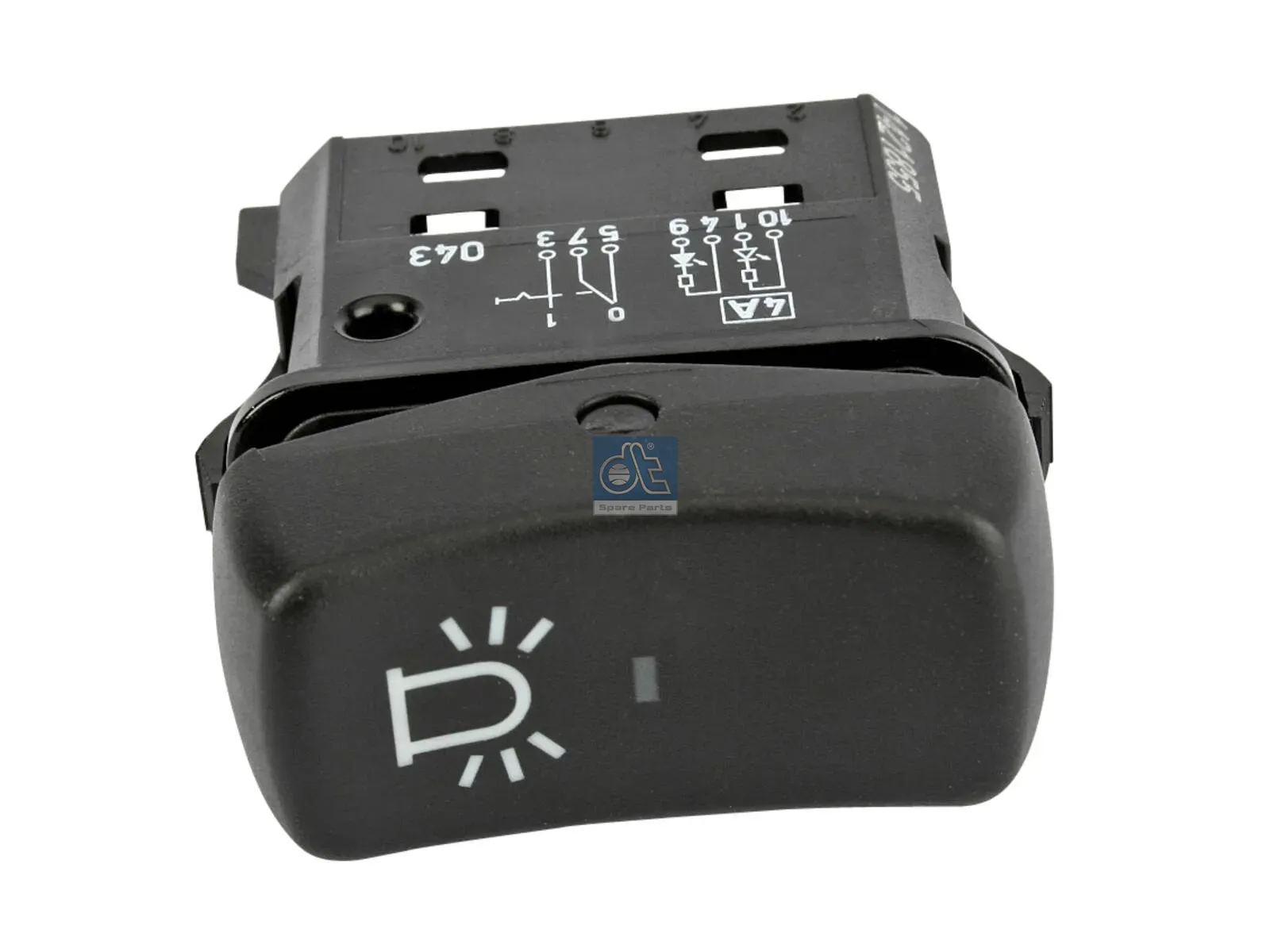 Switch, rotating emergency lamp