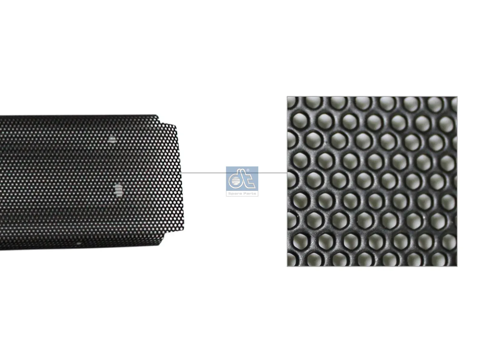 Radiator mesh, upper