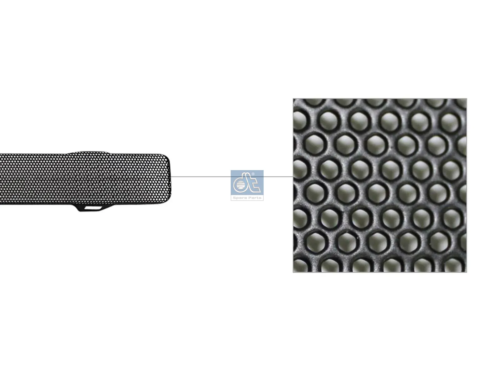 Radiator mesh, front grill, upper