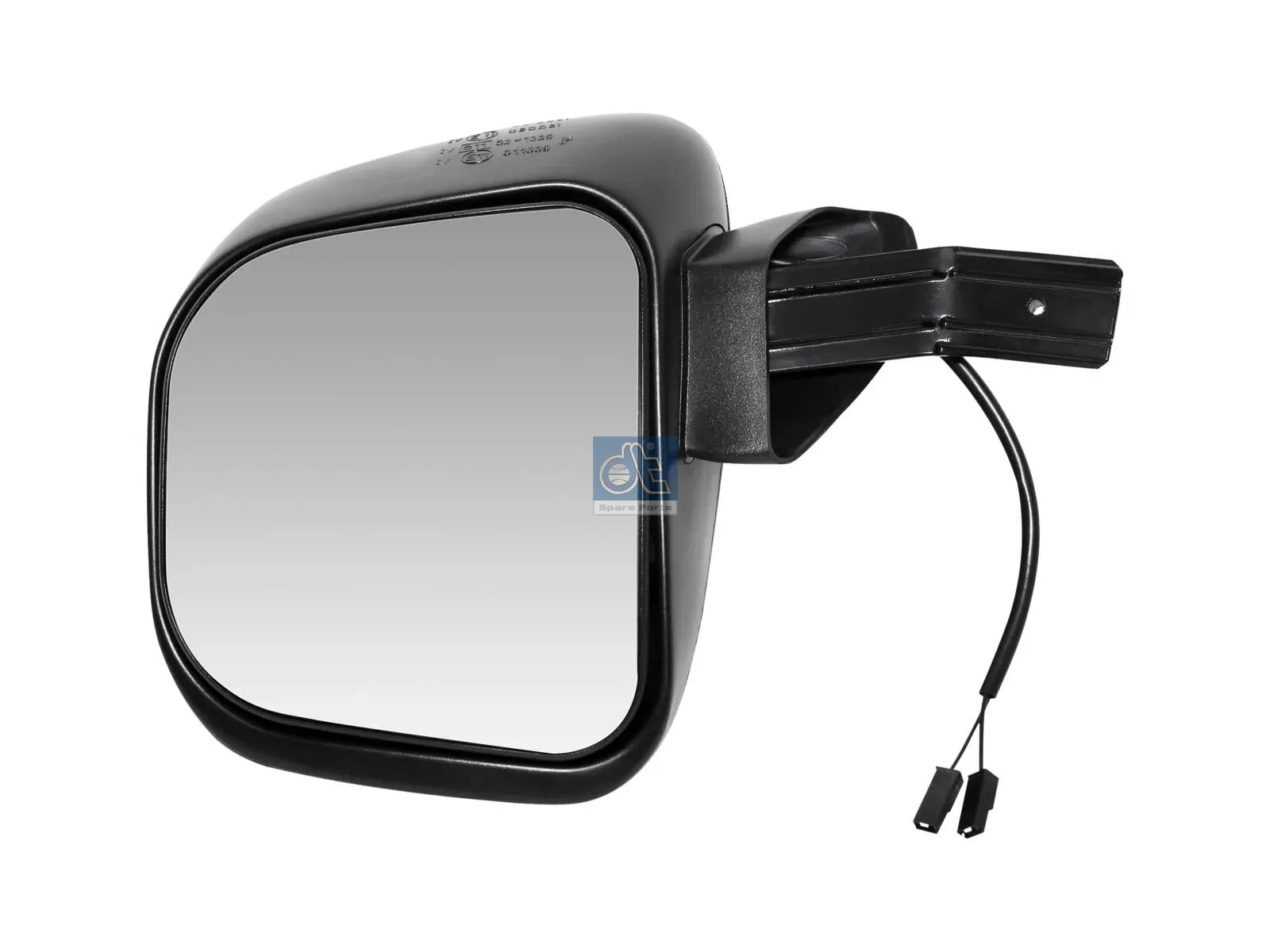 Wide view mirror, left, heated