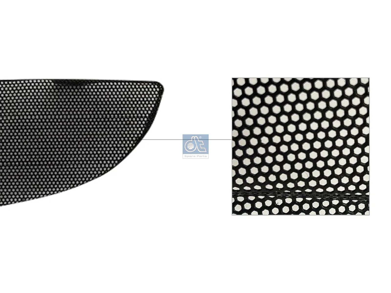 Sieb, Frontgrill, links