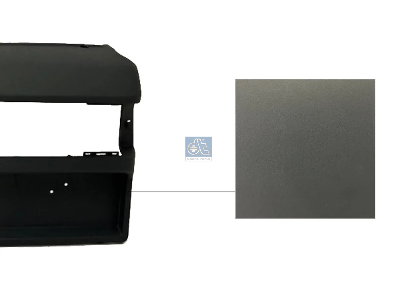 Tail lamp panel, left, grey