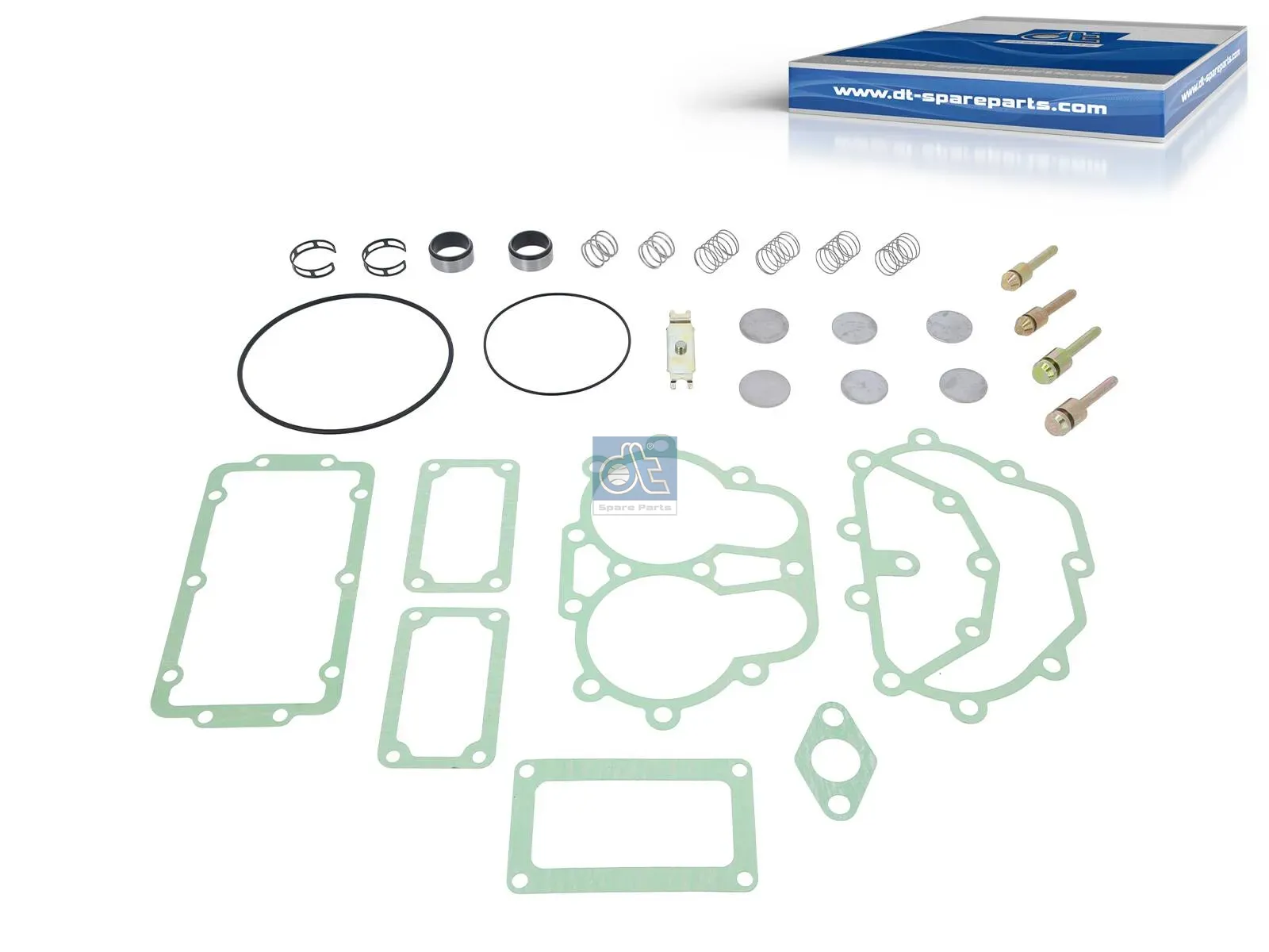 Repair kit, compressor, with valve seat rings