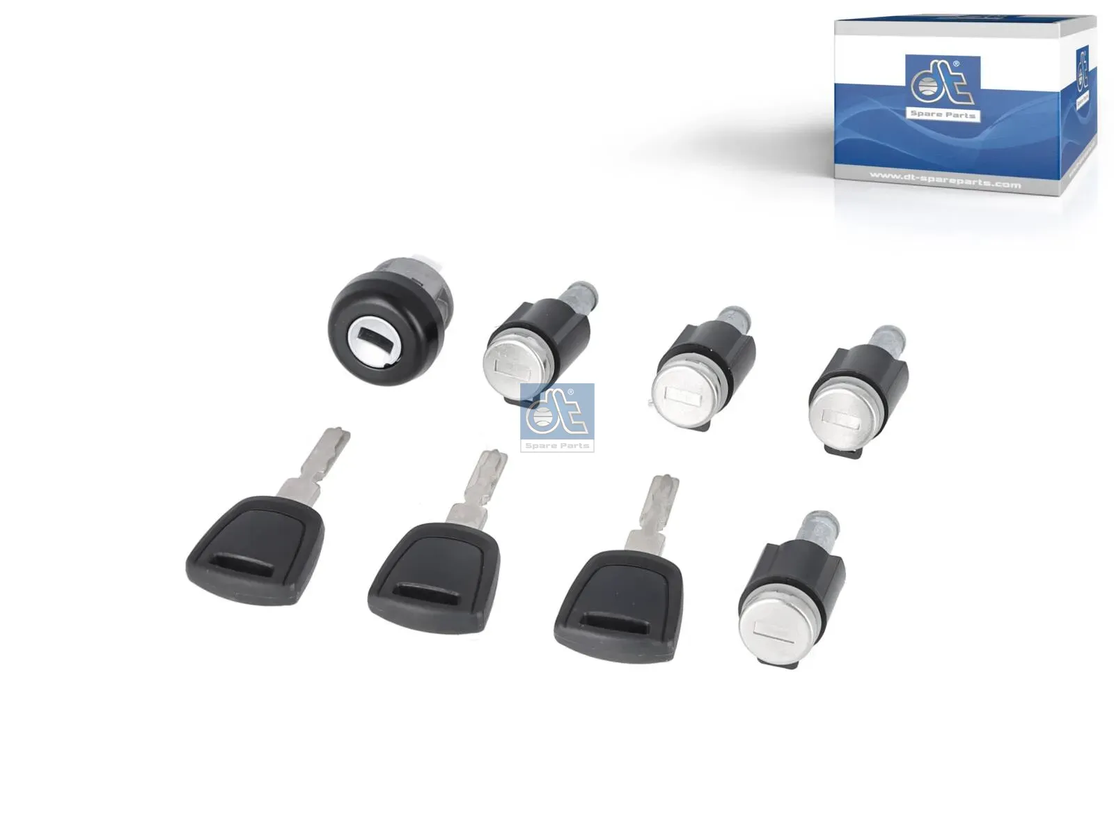 Lock cylinder kit, without transponder