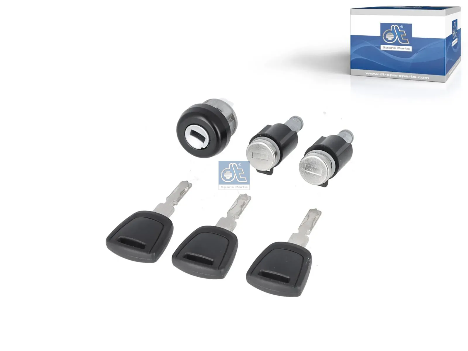 Lock cylinder kit, without transponder