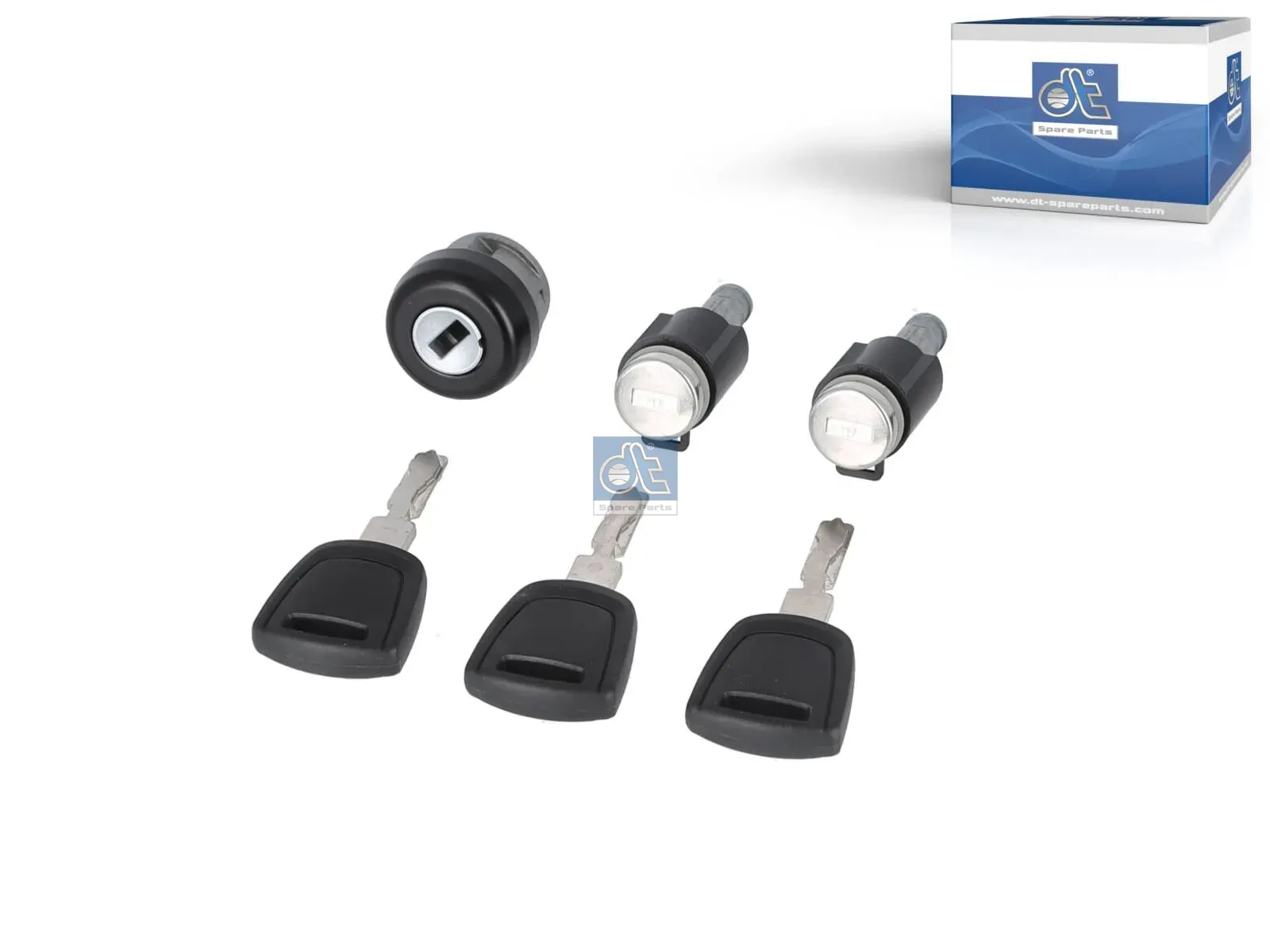 Lock cylinder kit, without transponder