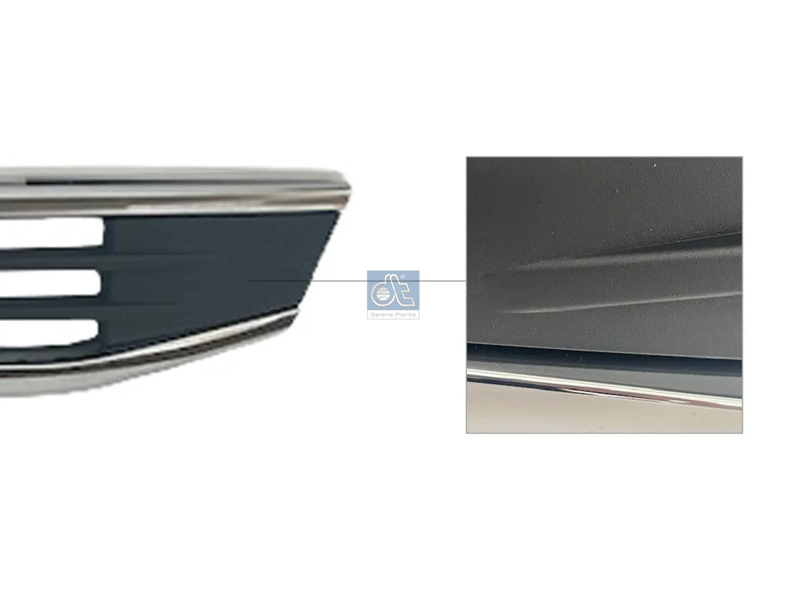 Front grill, lower, with bracket