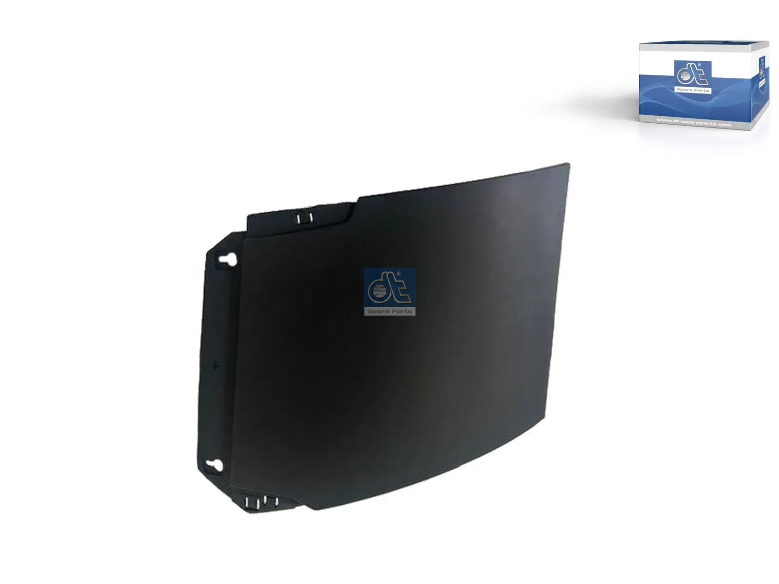 Corner panel, front flap, left