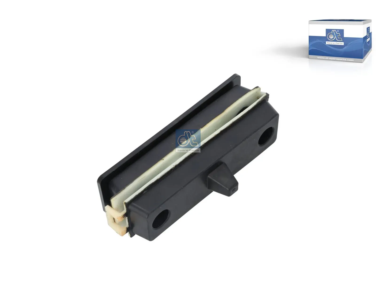 Rubber buffer, radiator