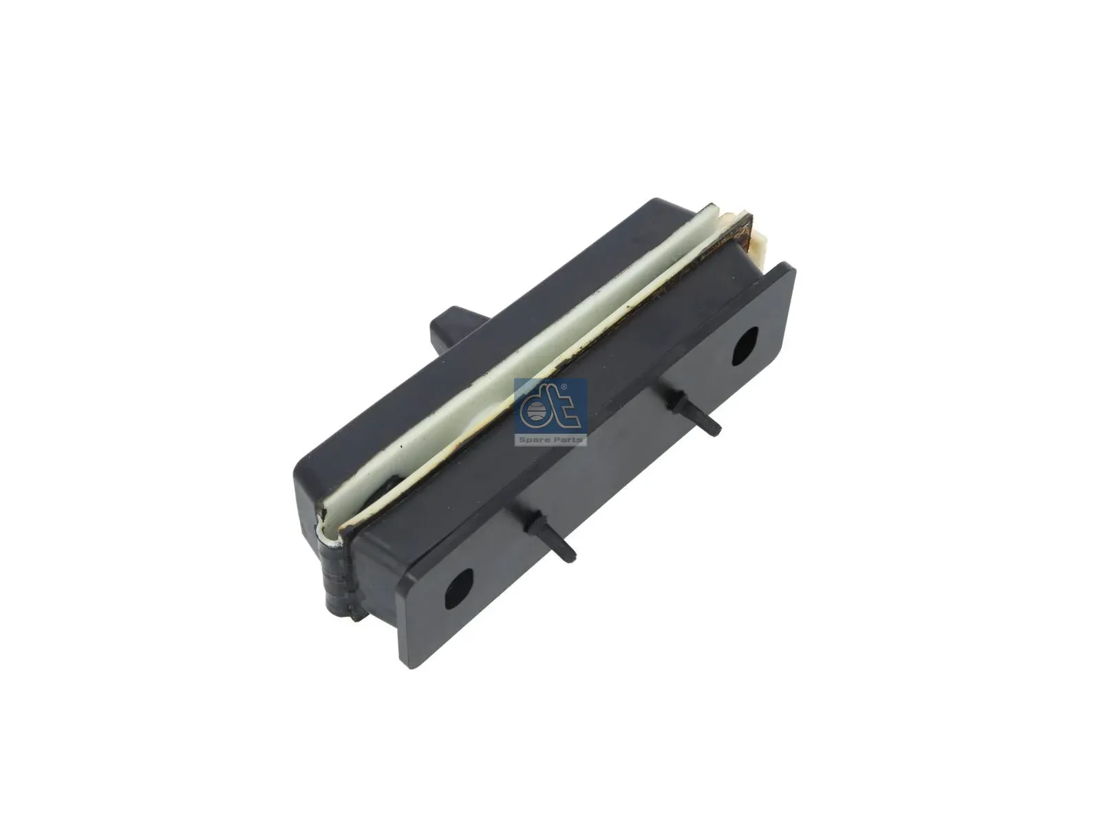 Rubber buffer, radiator