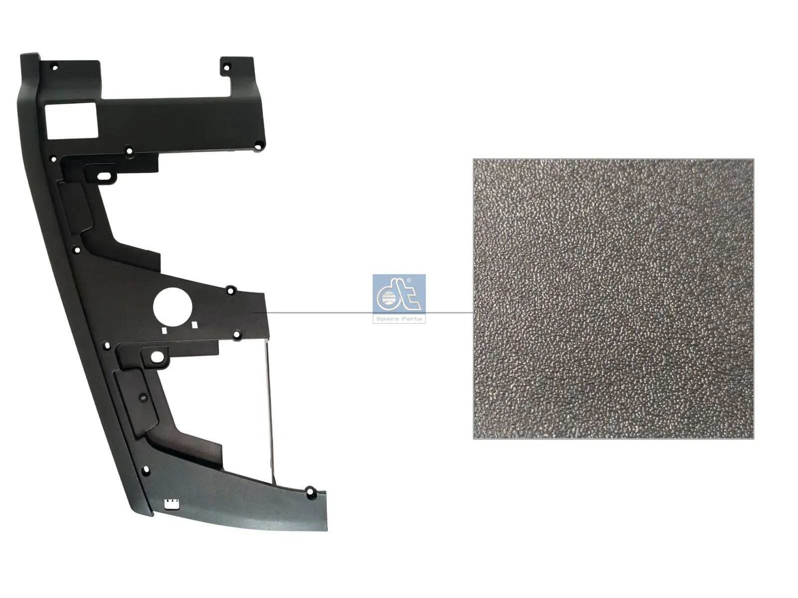 Front panel, right