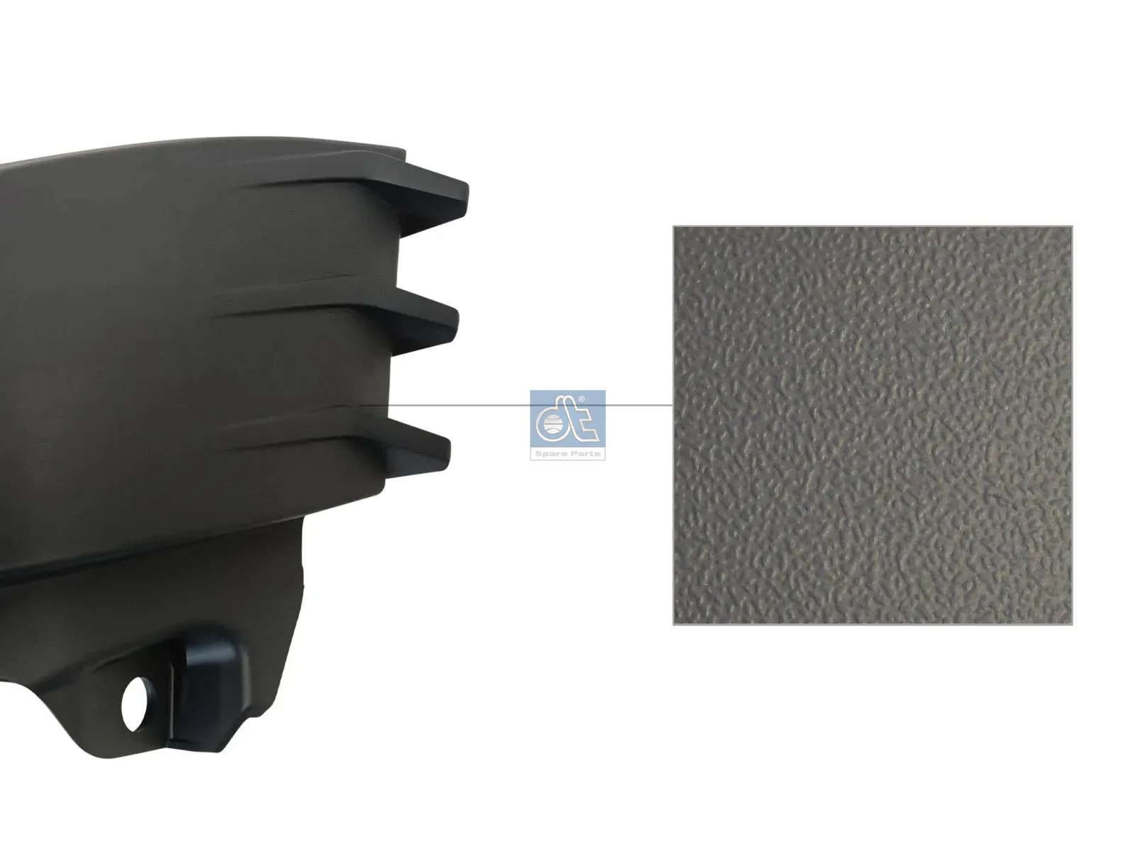 Cover, front panel, left
