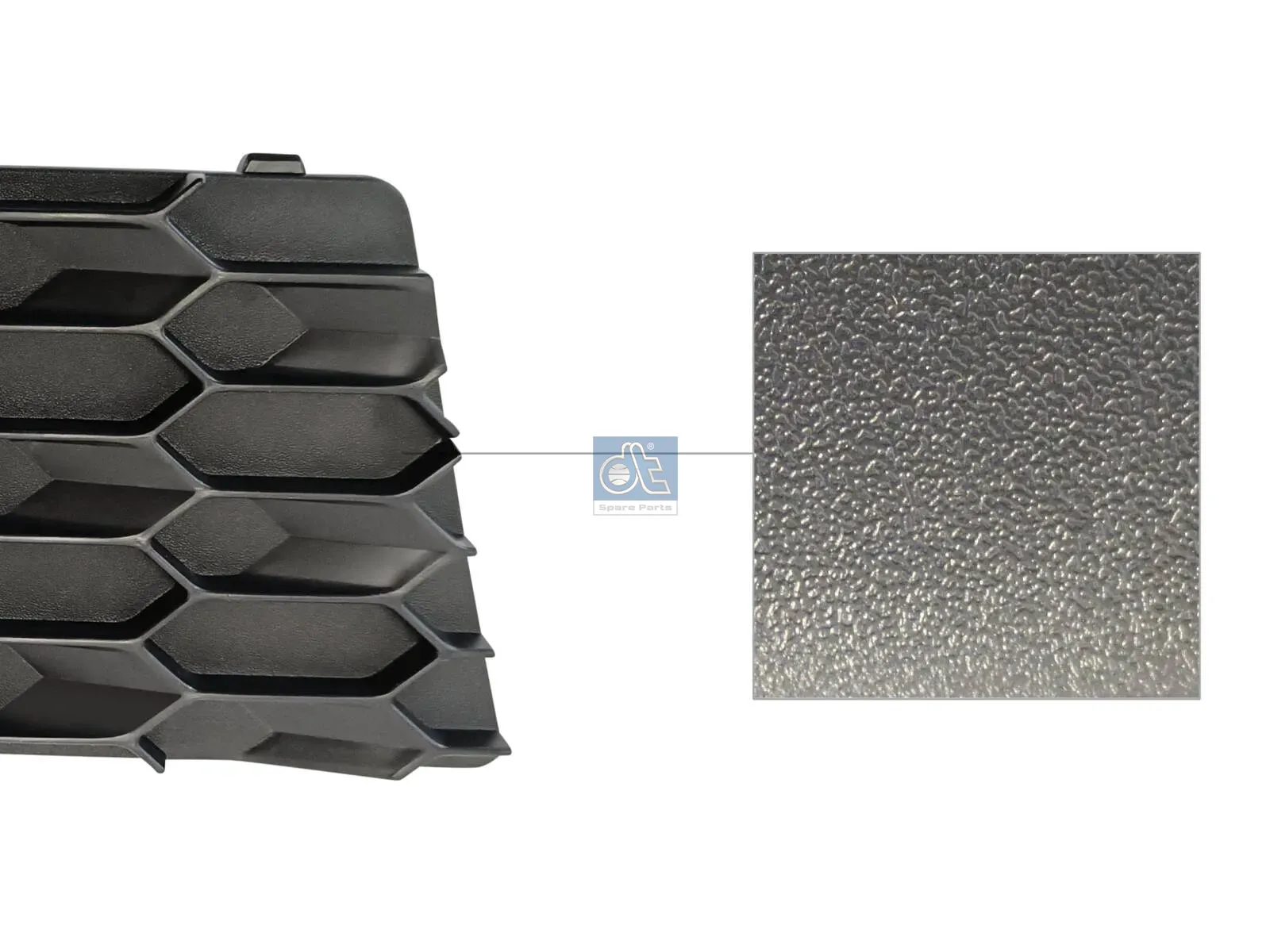 Afdekkap, frontgrille