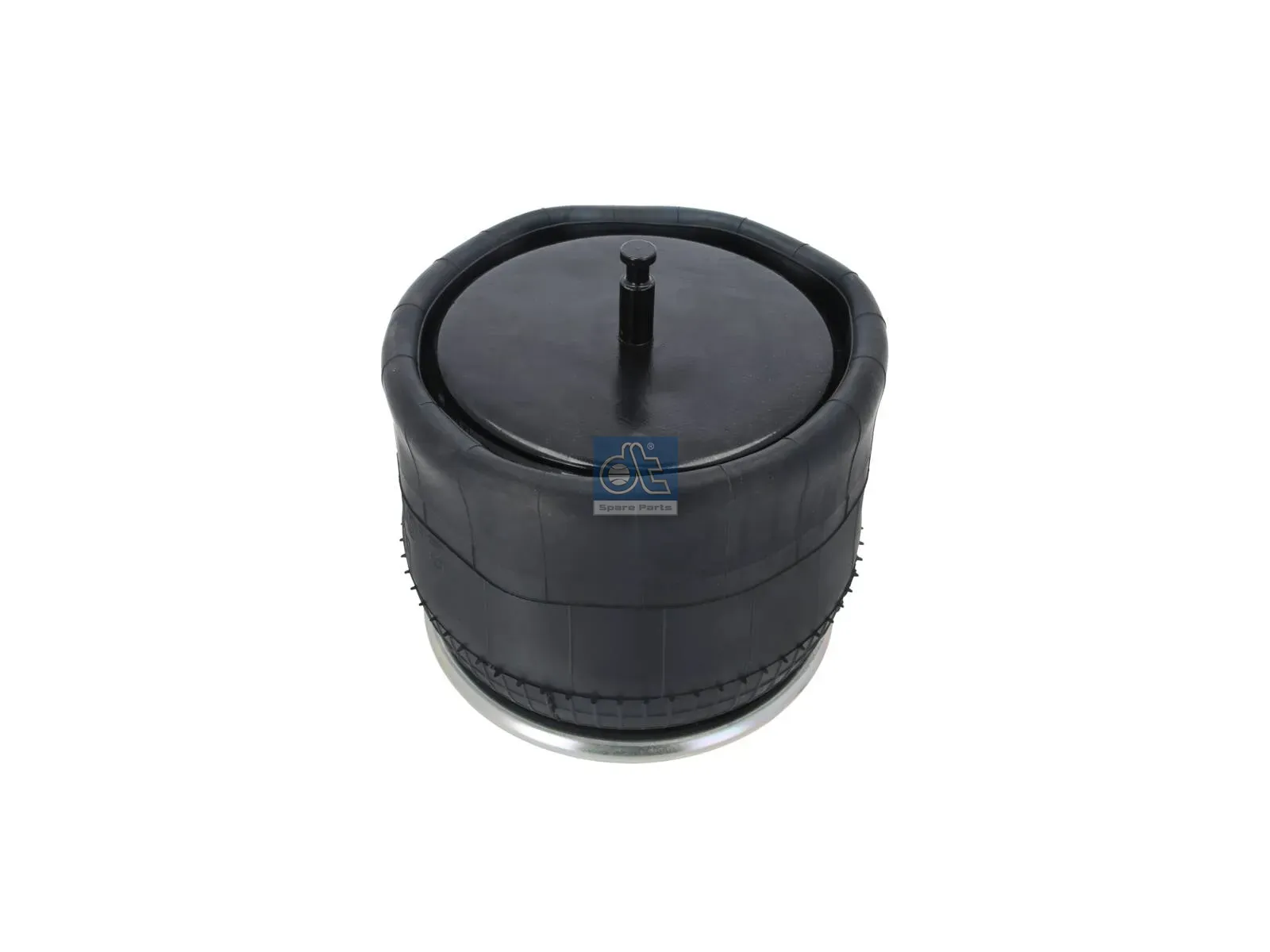 Air spring, with steel piston