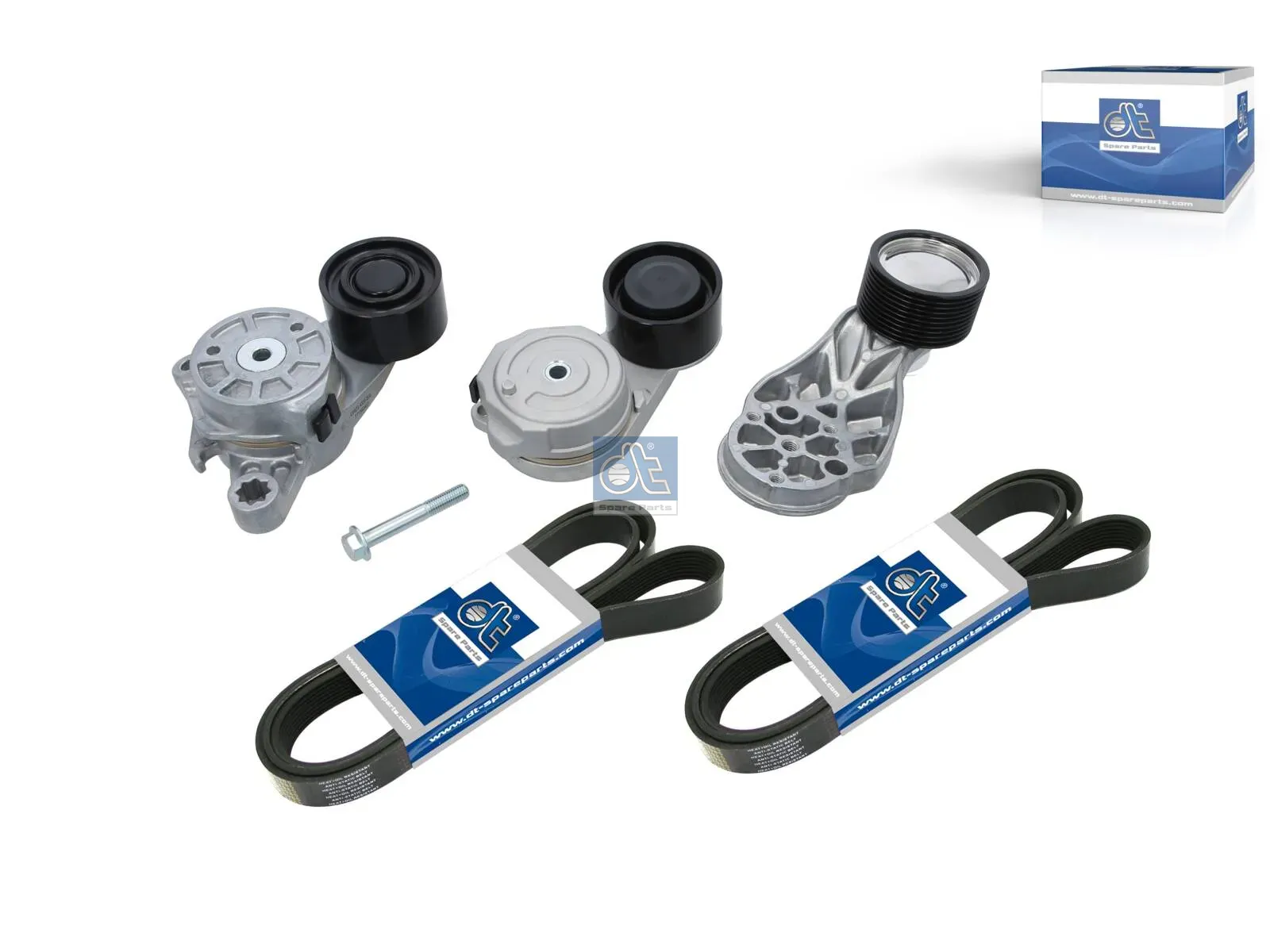 Tensor de correia, completo com correia micro v