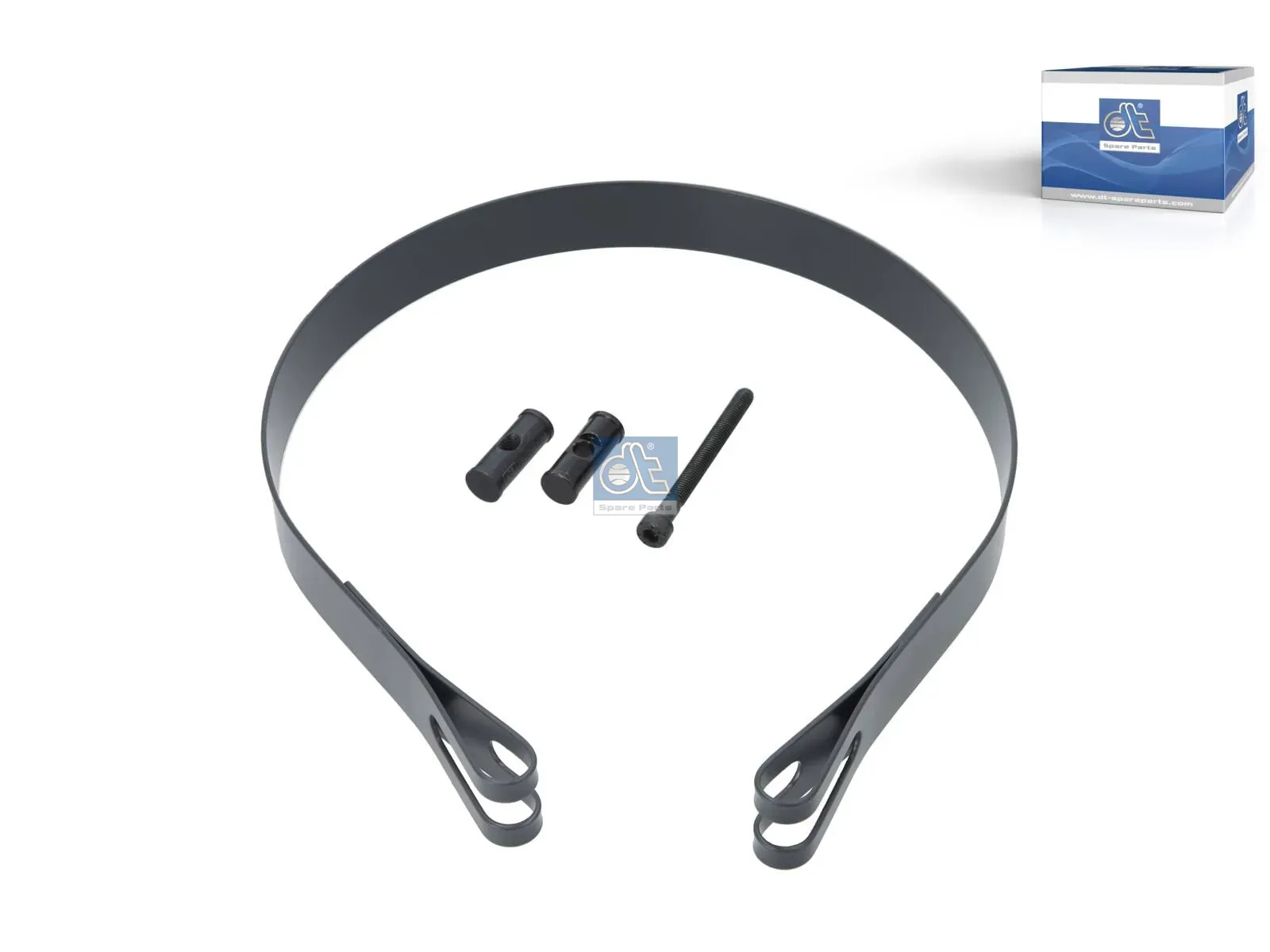 Tensioning band, with accessories