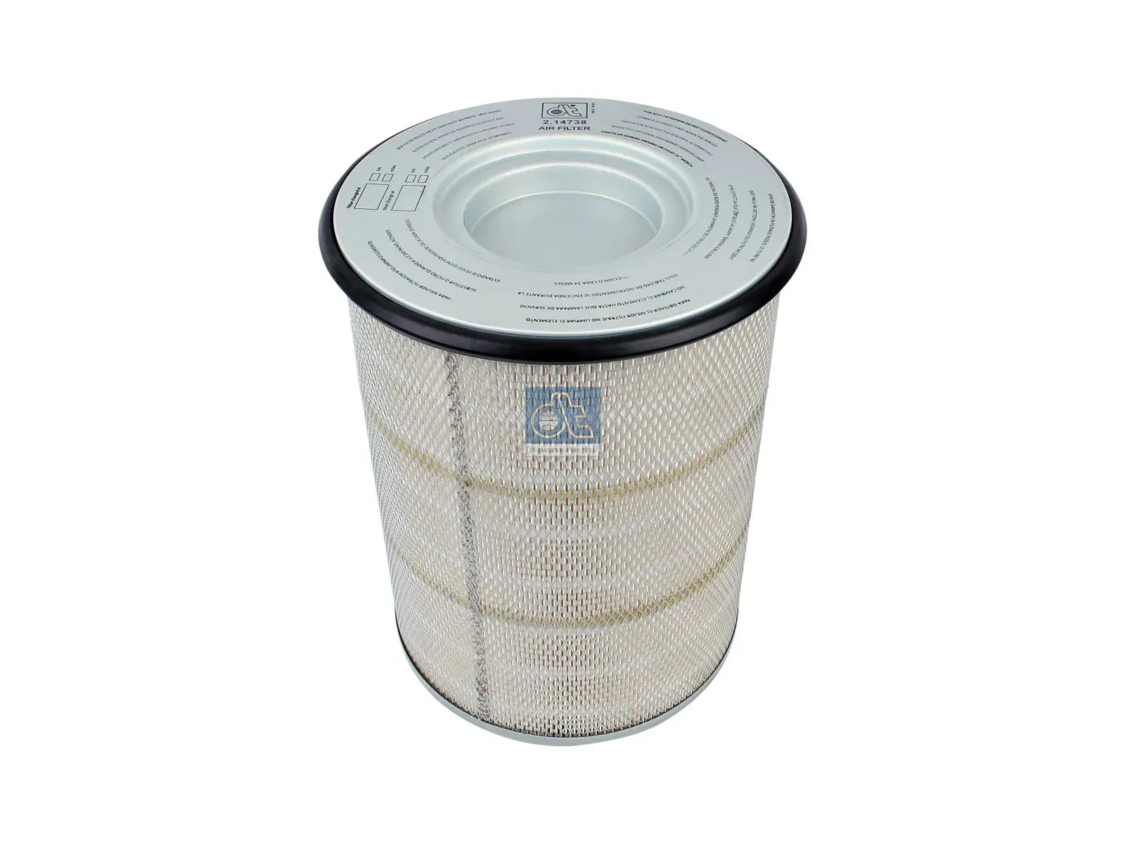 Air filter, flame retardant