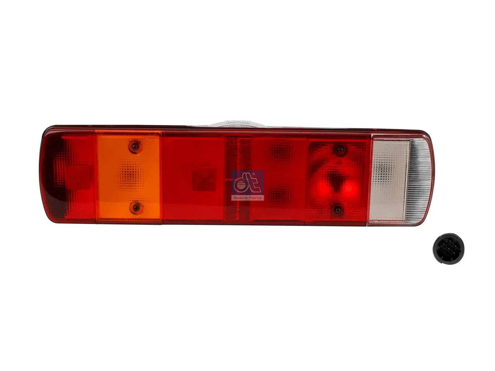 Tail lamp, right, with license plate lamp