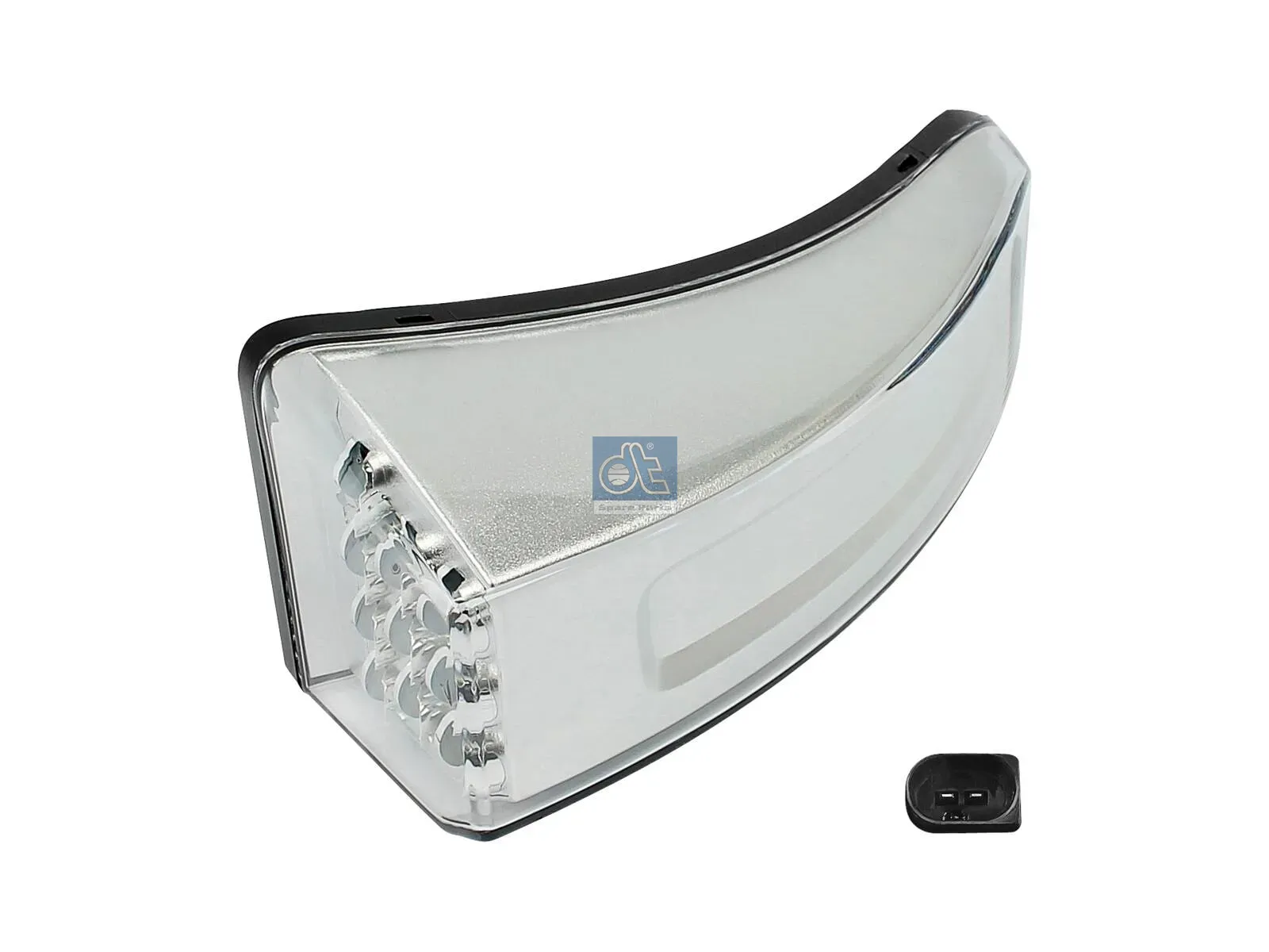 Turn signal lamp, lateral, right, silver