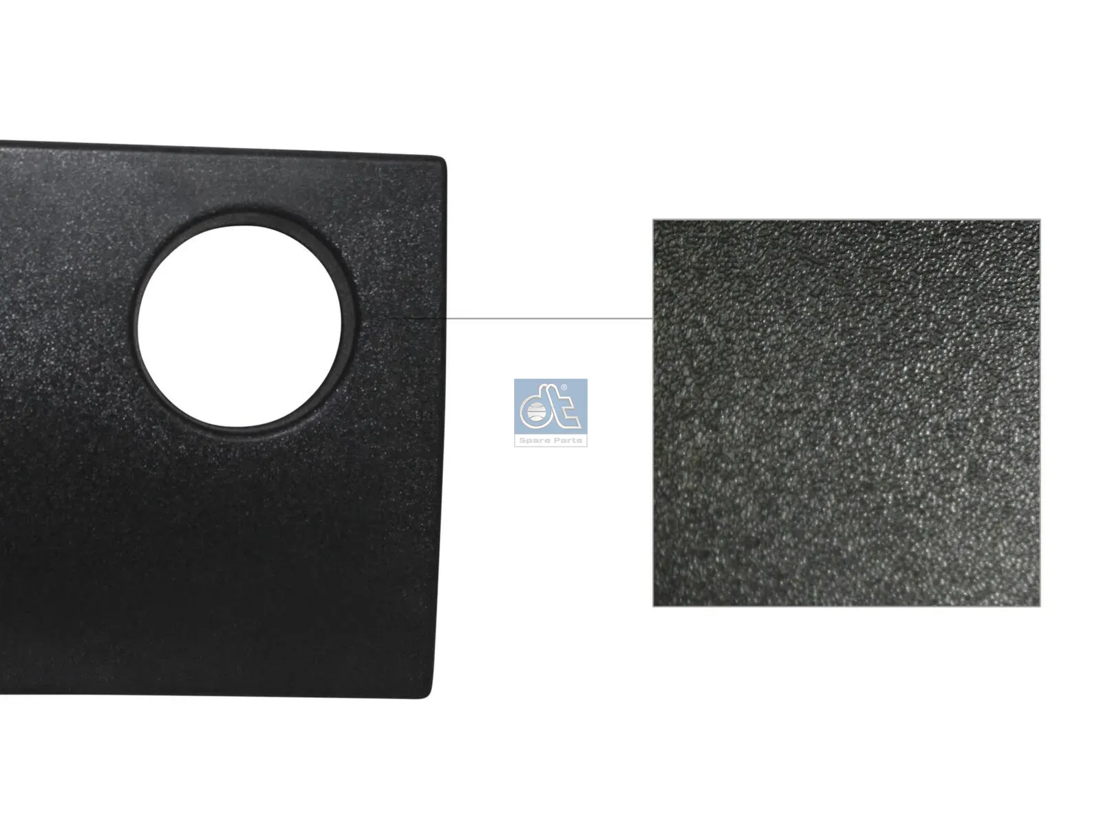 Cover, fog lamp, left