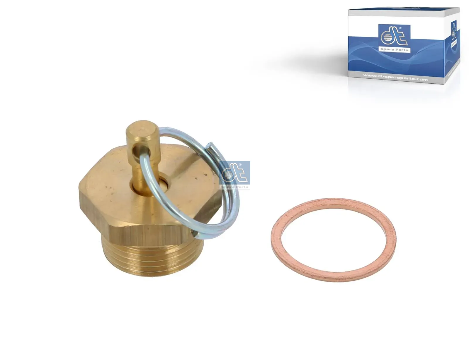 Water drain valve, copper washer