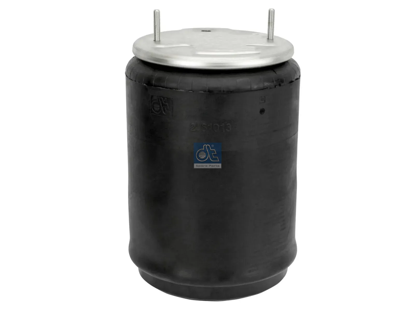 Air spring, with steel piston