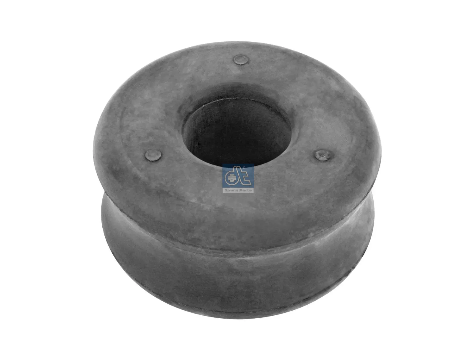 Rubber bushing, shock absorber