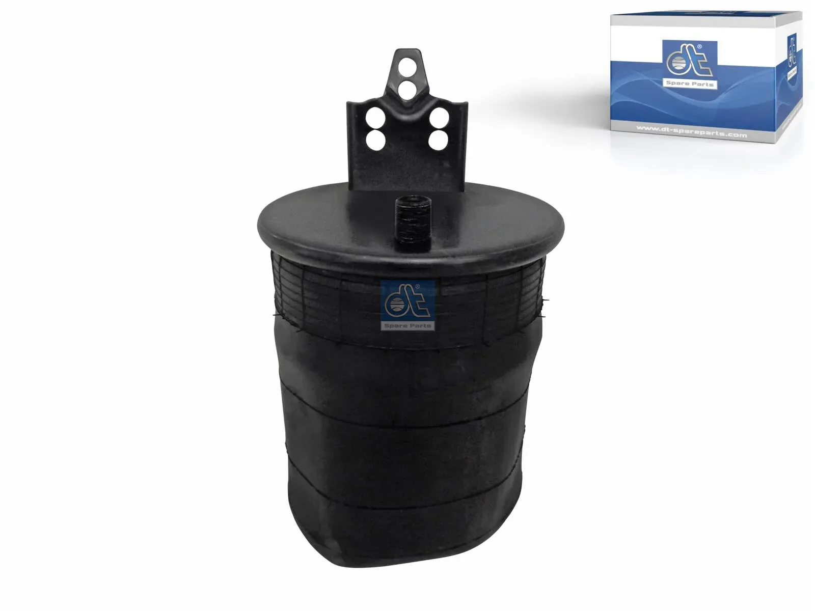 Air spring, with steel piston