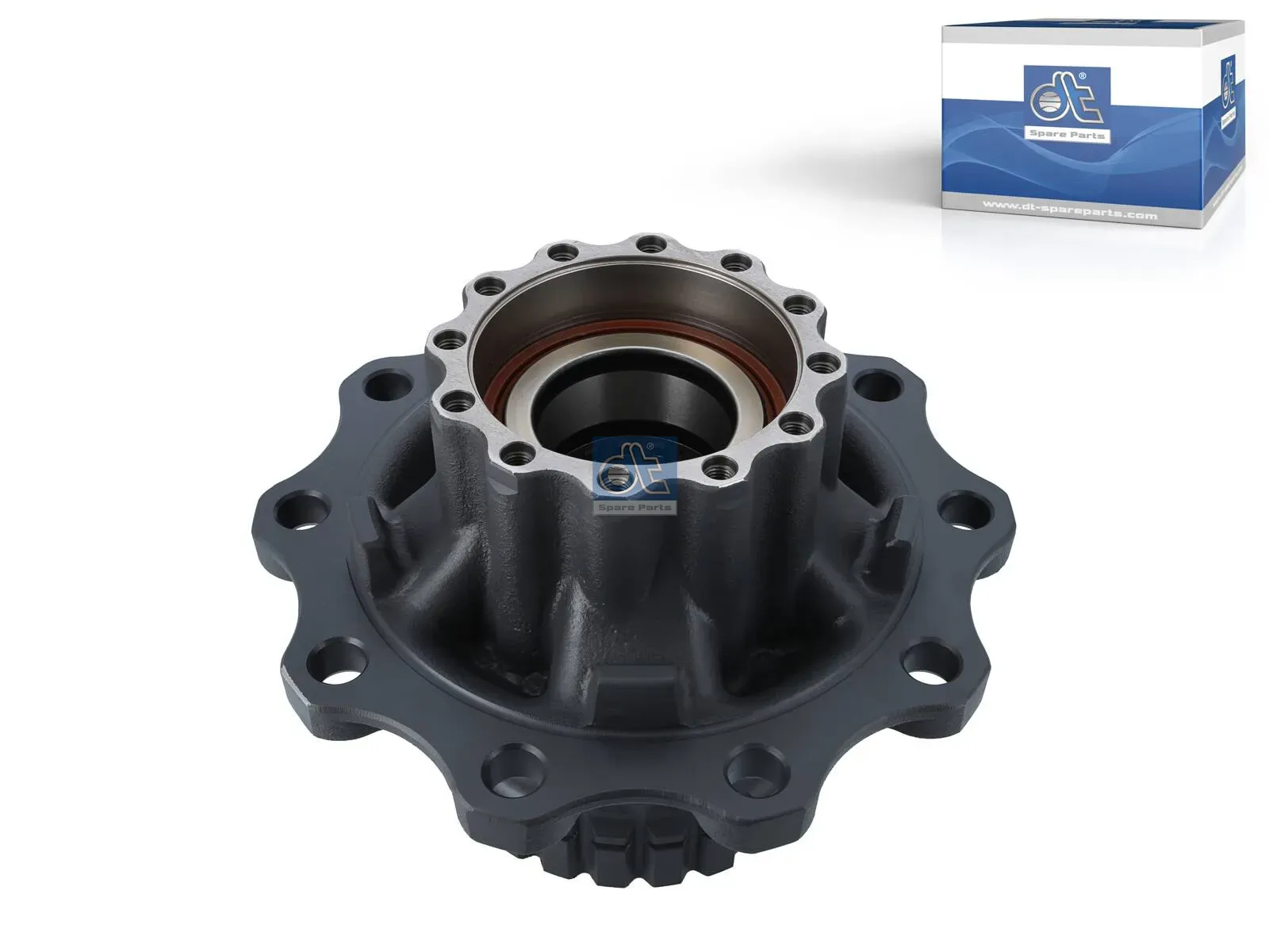 Wheel hub, with bearing, with ABS ring