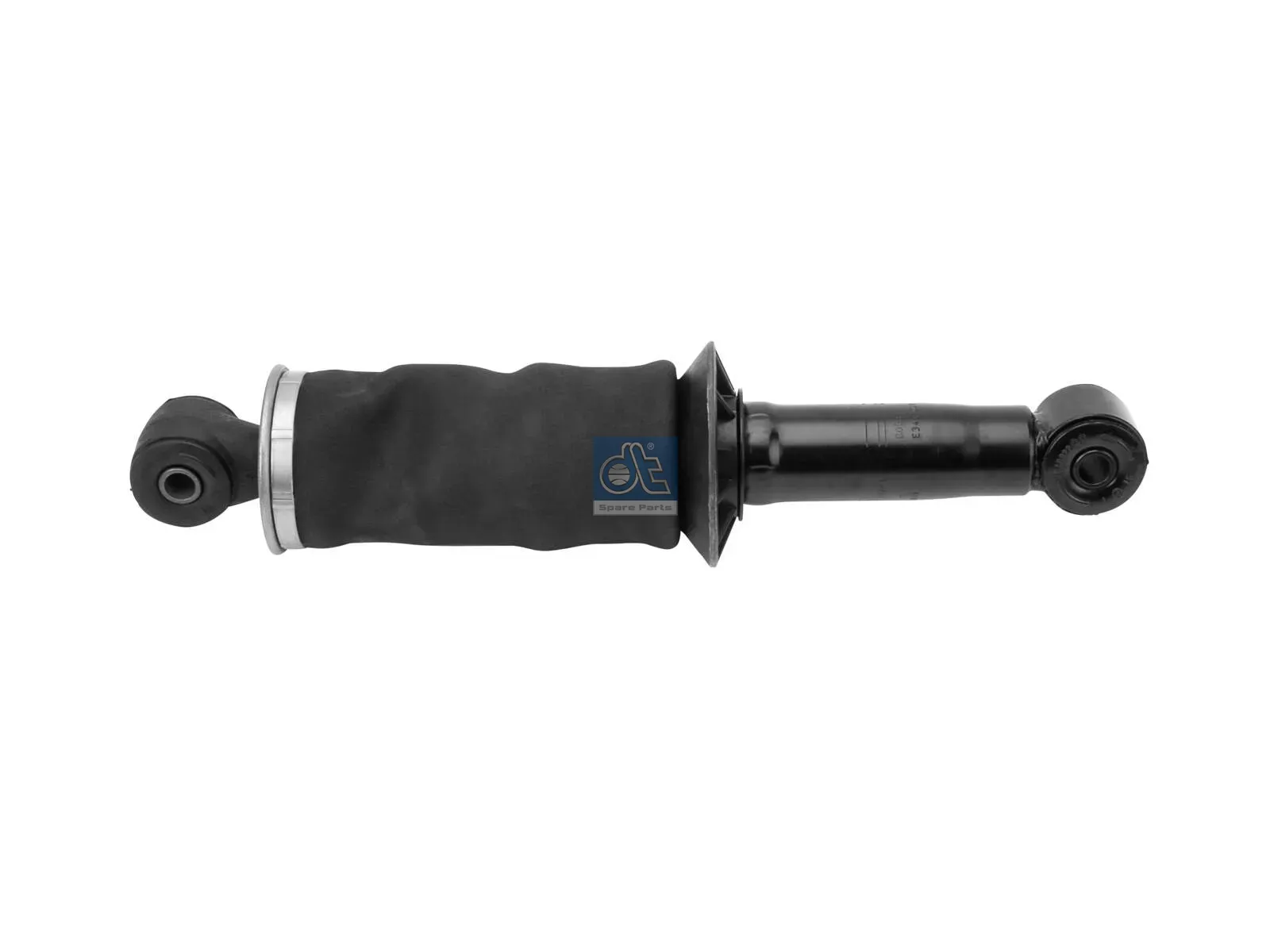 Cabin shock absorber, with air bellow