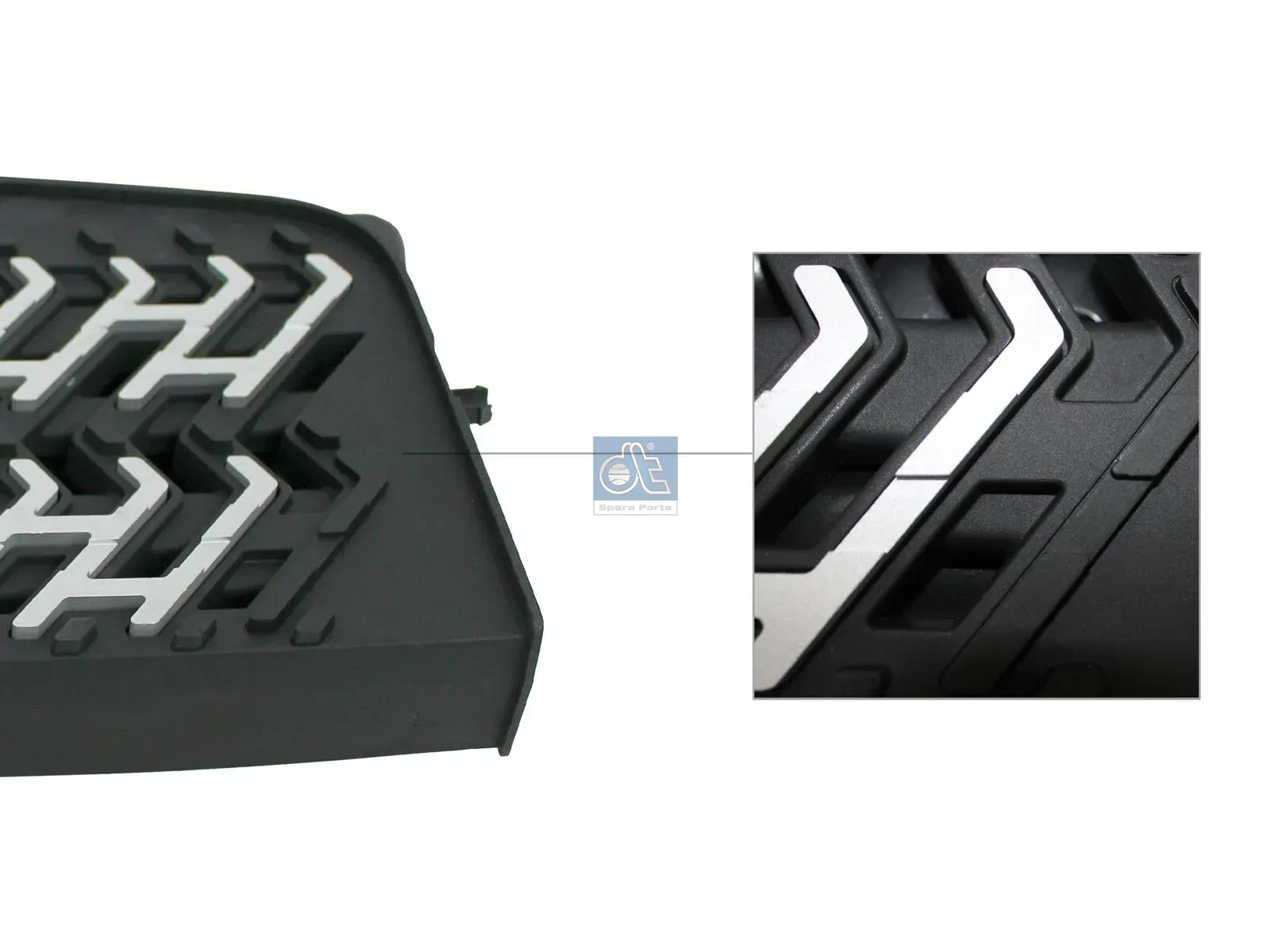Step plate, center, right