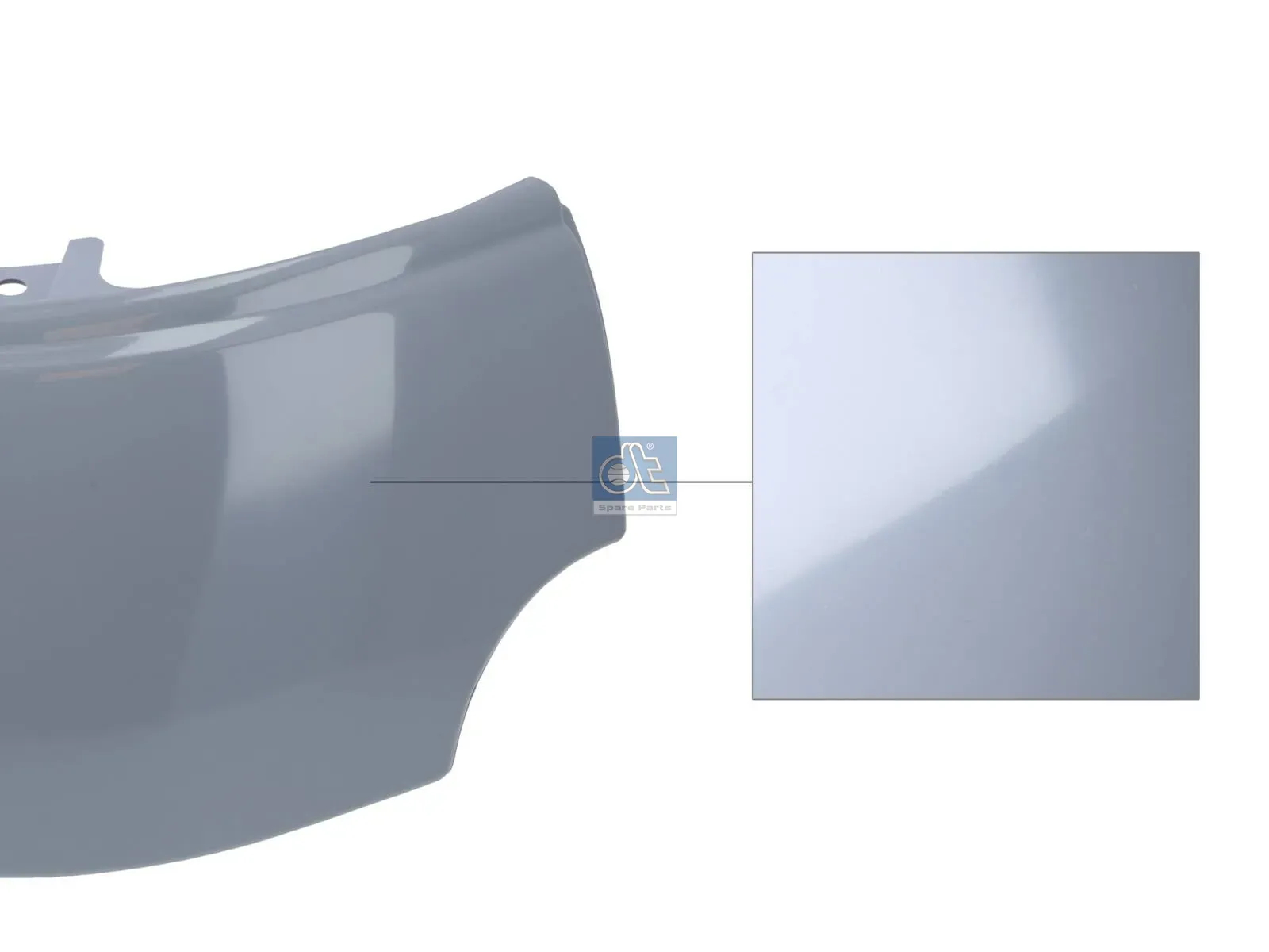 Paraurti, des., plastico, grigio