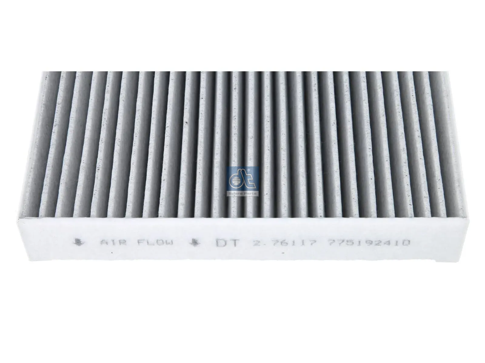 Cabin air filter, activated carbon