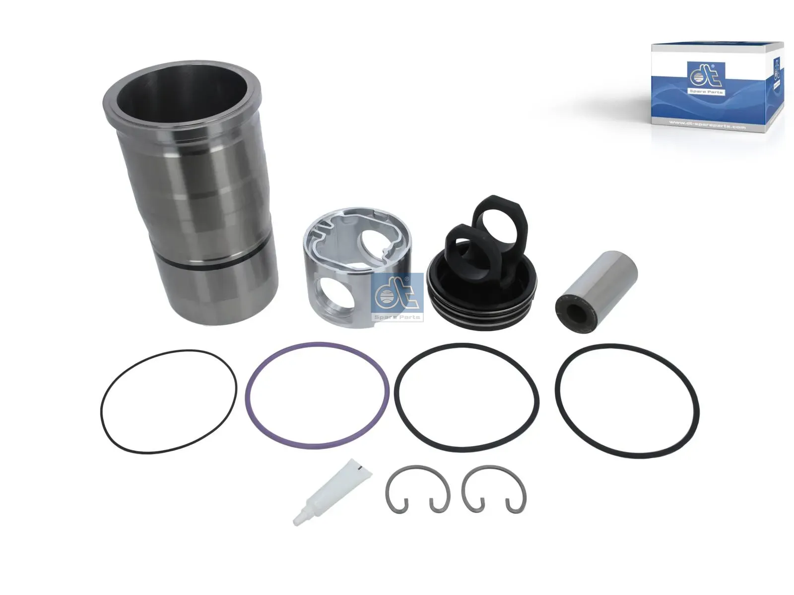 Piston with liner