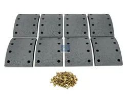 DIESEL TECHNIC | 2.40374 Brake shoe kit, reinforced version