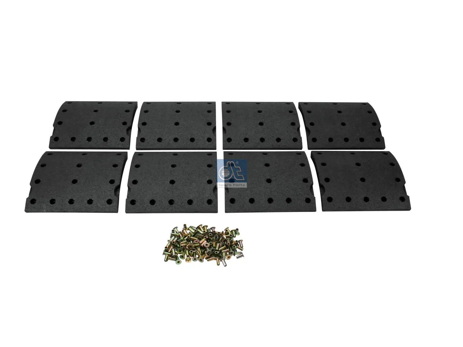 Drum brake lining kit, axle kit