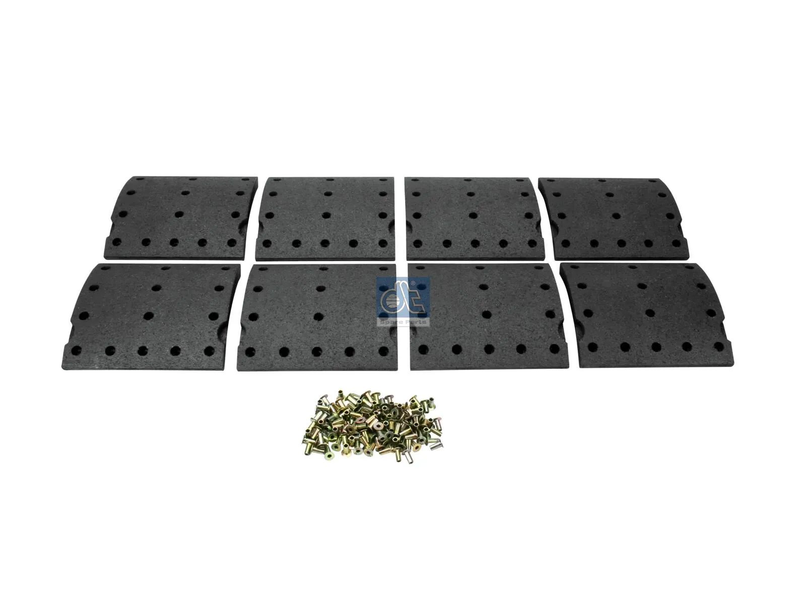 Drum brake lining kit, axle kit - oversize