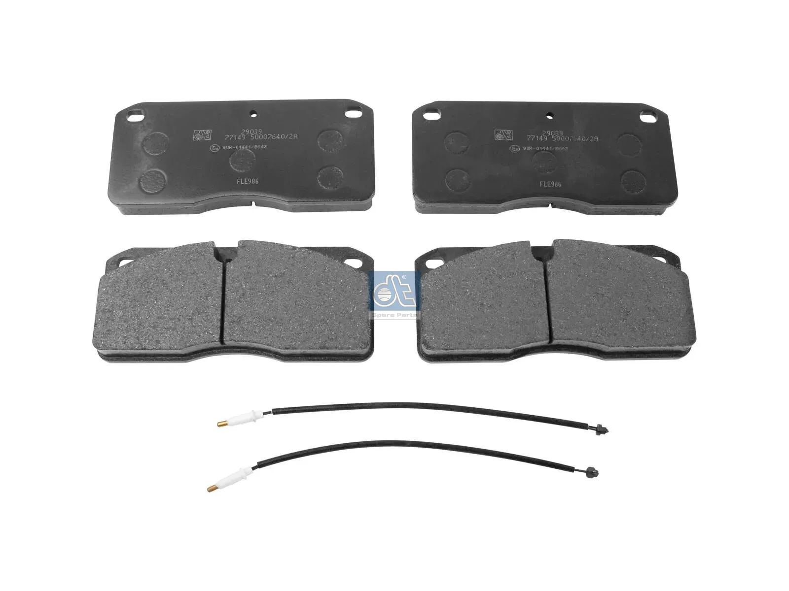 Kit de garnitures de disque de frein