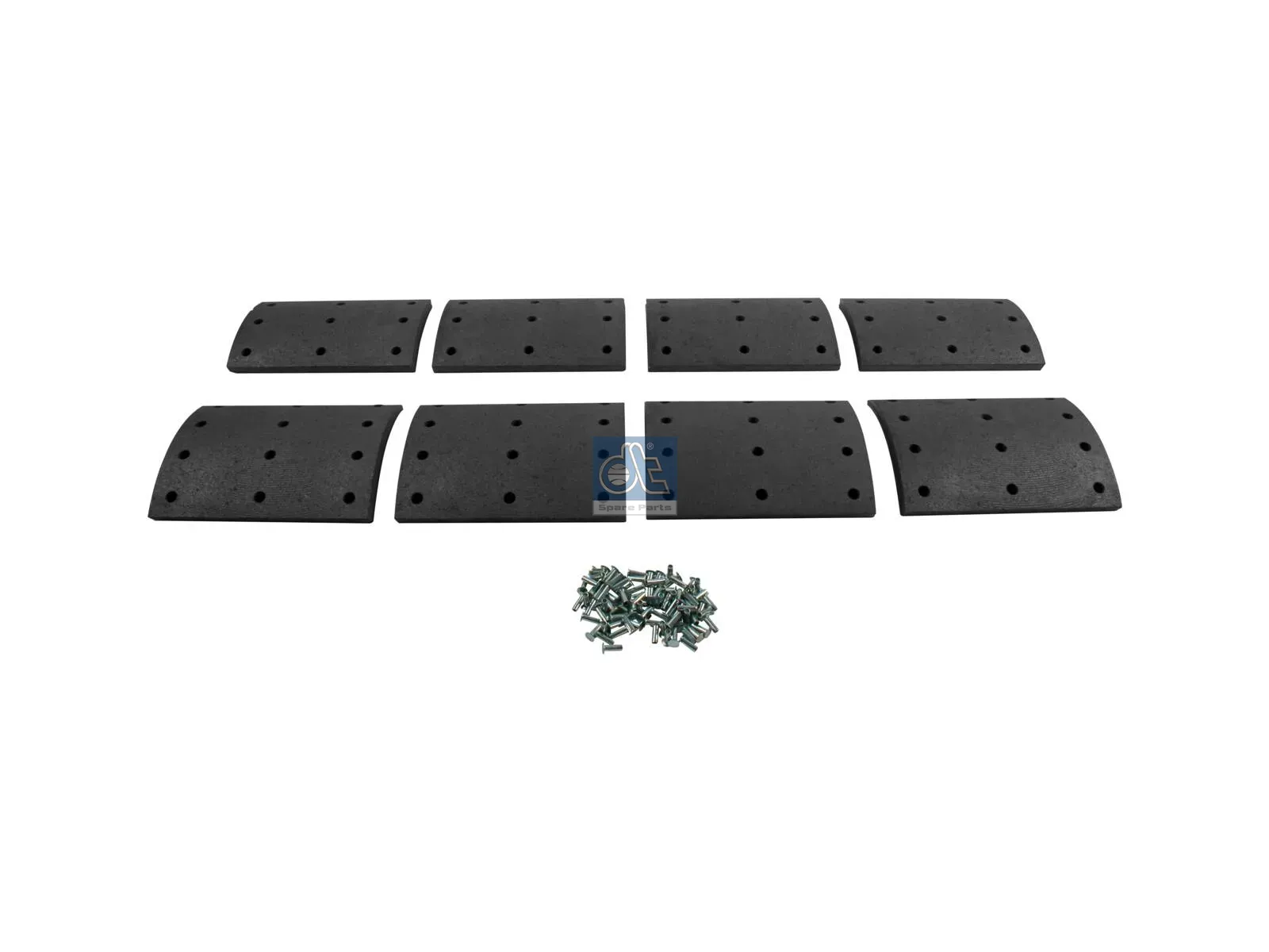 Drum brake lining kit, axle kit