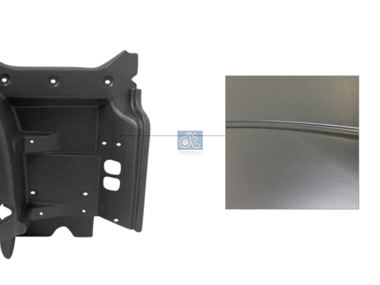 Step well case, right, without cap