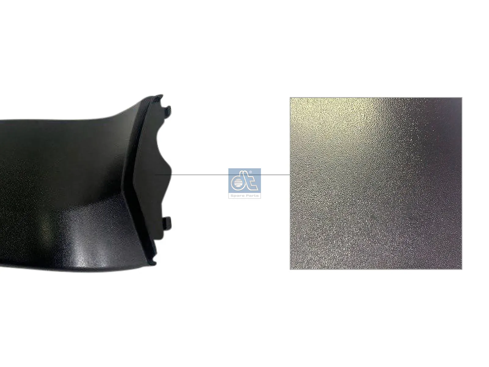 Mirror arm cover, upper left