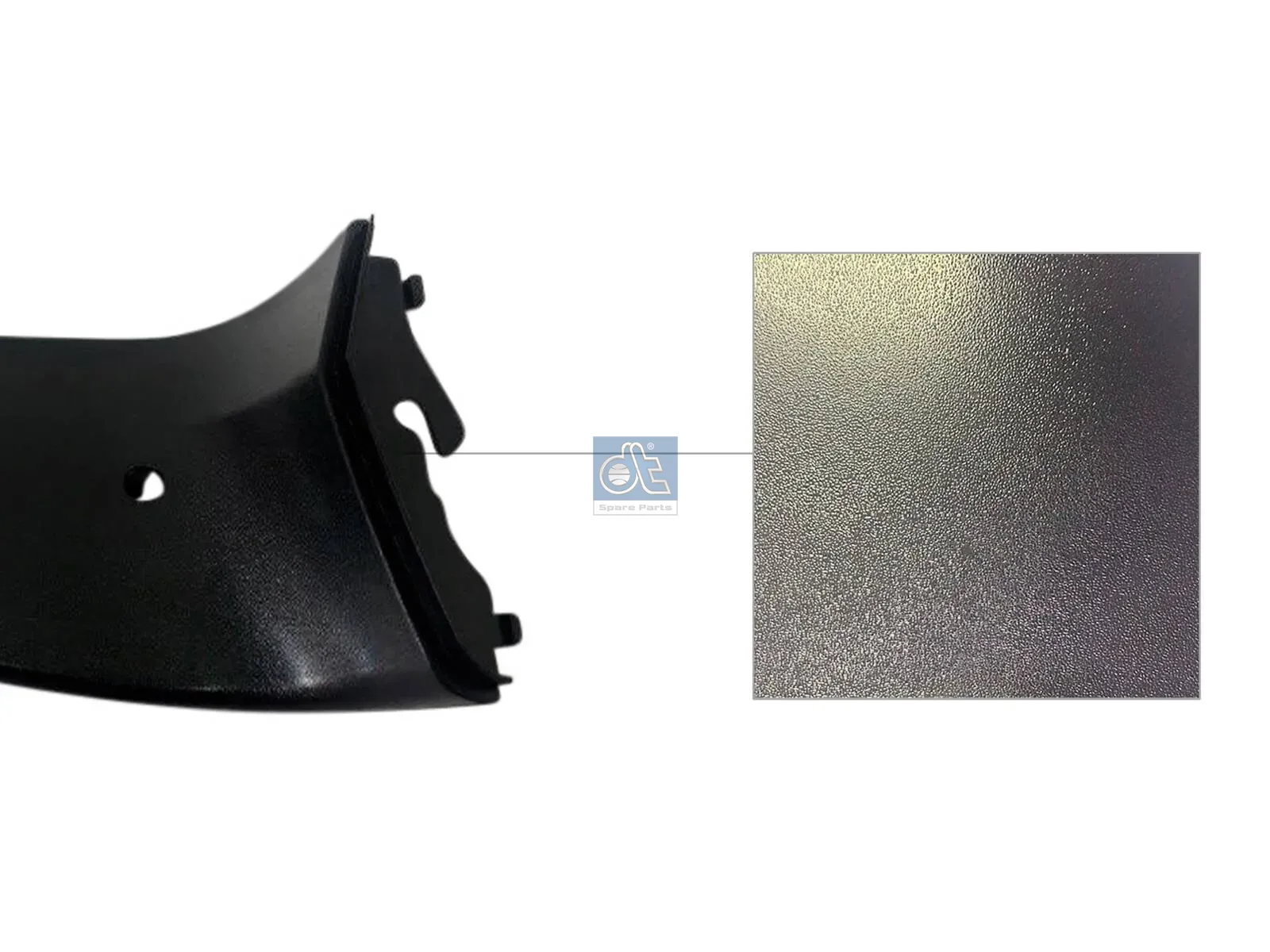 Mirror arm cover, upper right