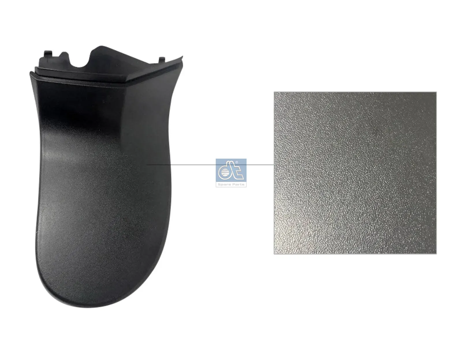 Mirror arm cover, lower right