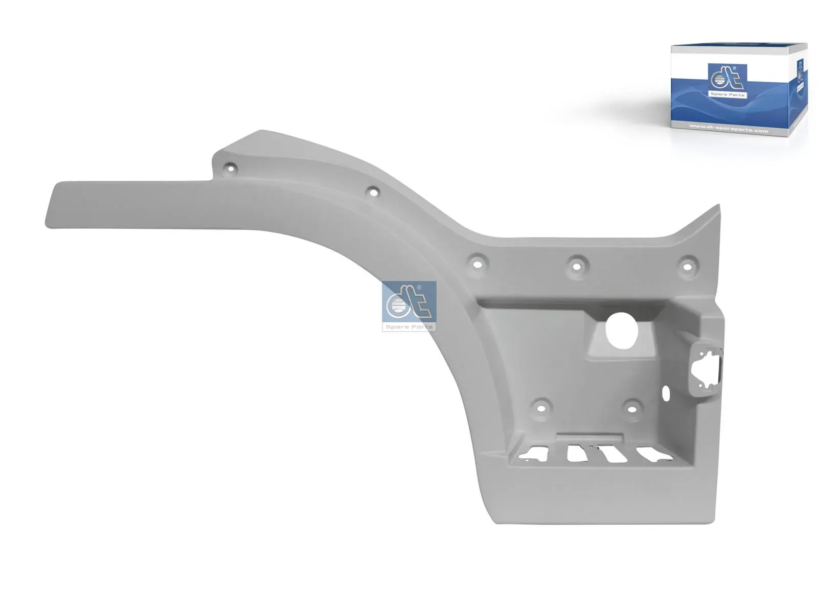 Caisson d'emmarchement, droite, blanc