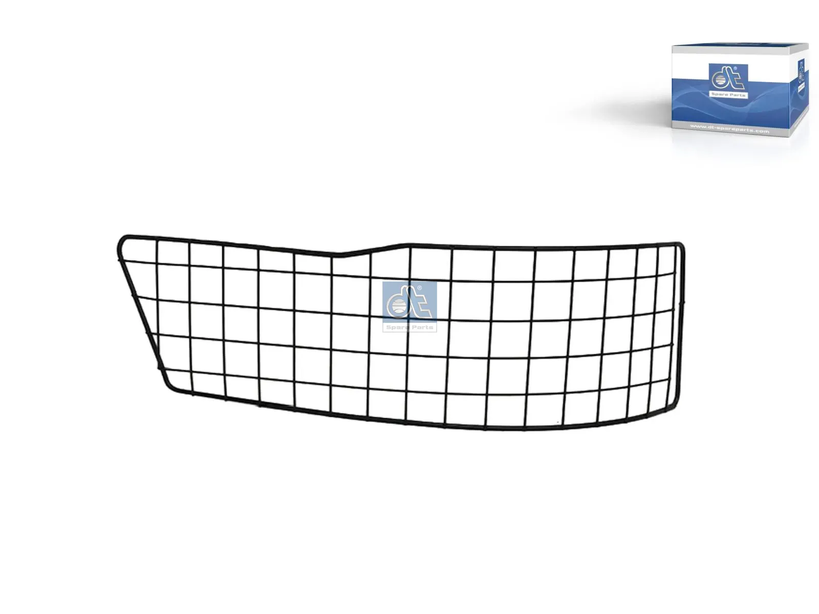 Covering grille, headlamp, right